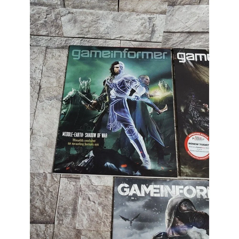 Lot Of 5 Game Informer Magazine Issues 294, 296, 298, 299, 300